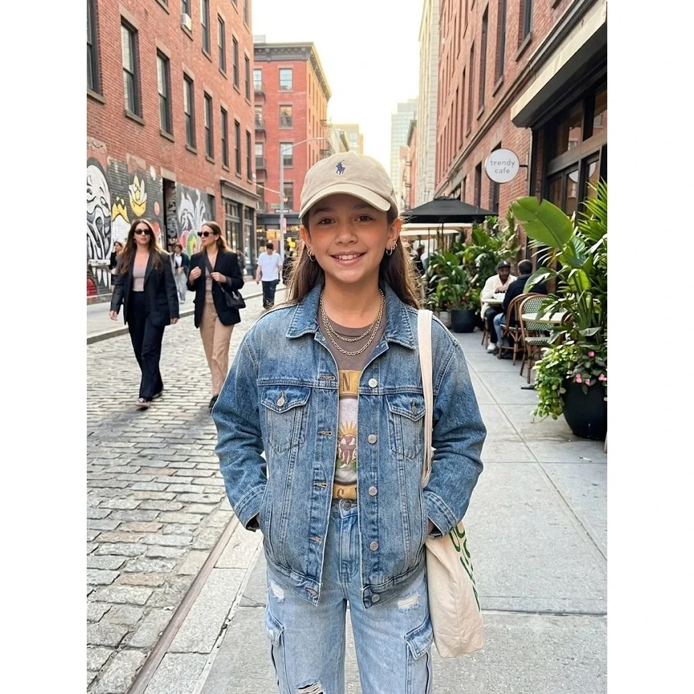 Polo Ralph Lauren Kids Chino Baseball Cap Hat Beige Khaki Navy Pony Size 4-7